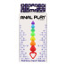 ToyJoy Rainbow Heart Anal Beads