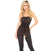 Leg Avenue Open Crotch Opaque Bodystocking UK 6 to 12