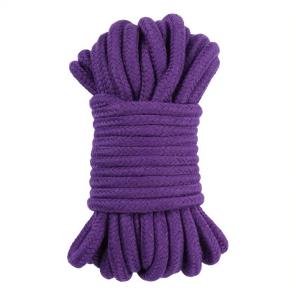 Tie Me Up Soft Cotton Rope 10 Metres Purple