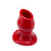 Hollow Butt Plug Medium Red