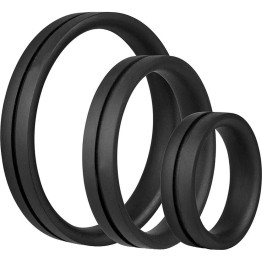 RingO Pro X3 Cock Rings Black