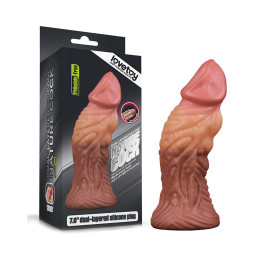 7 Inch Dual Layered Silicone Cock