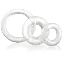 RingO x3 Clear Cock Rings