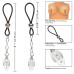 Nipple Play NonPiercing Nipple Jewellery Crystal Teardrop